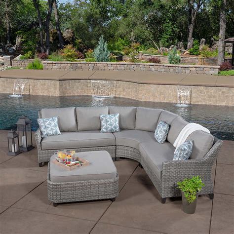 Curved Outdoor Sectional Sofa Baci Living Room