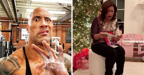 Dwayne The Rock Johnson Sends Mom Into Tears On Christmas Day With