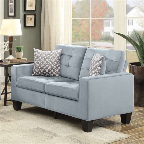 Lantana Living Room Set Gray Homelegance Furniture Cart