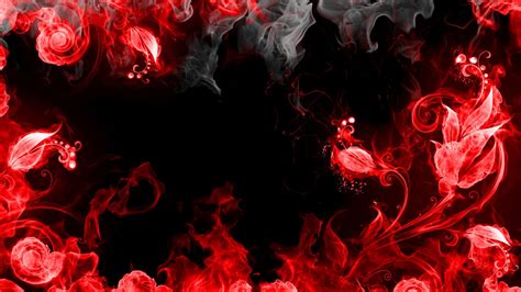 Free Download Abstraction Red Smoke Black Wallpaper Background Laptop