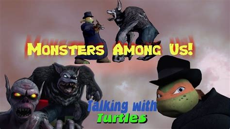 Tmnt Halloween Talking With Turtles Monsters Among Us Ninja
