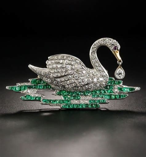 Pin By Loris Gingras On Diamonds Are My Best Friend Swan Jewelry Art