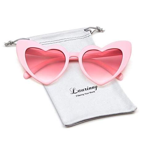 Retro Vintage Clout Goggle Heart Sunglasses Cat Eye Mod Style For Women