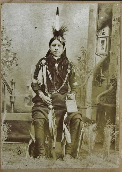 Osage Man Circa 1890 Native American Indians Native American