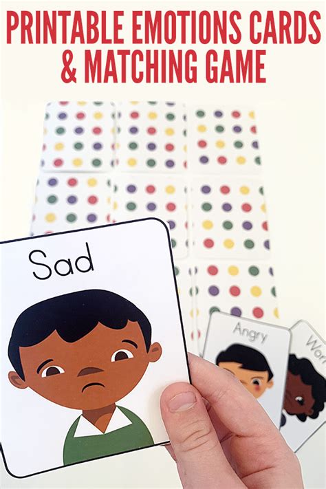 Emotion Matching Game Printable I Just Love Using Move It Match Game