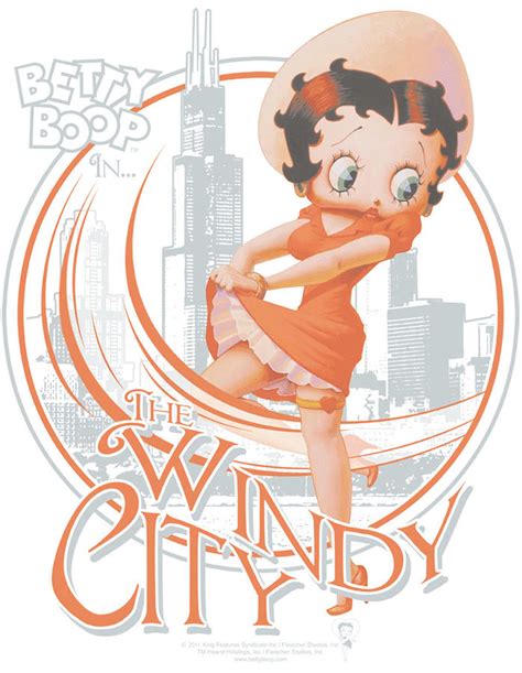 Betty Boop The Windy City Digital Art By Sienna Braim Fine Art America
