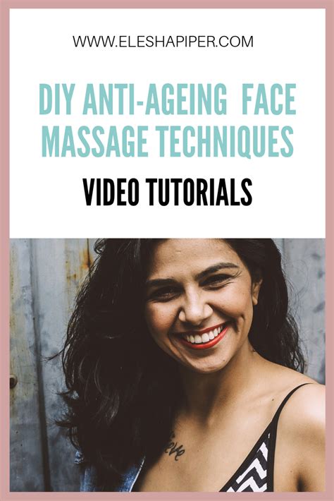Anti Ageing Diy Facial Massage Techniques Video Tutorials Anti Aging Facial Mask Facial