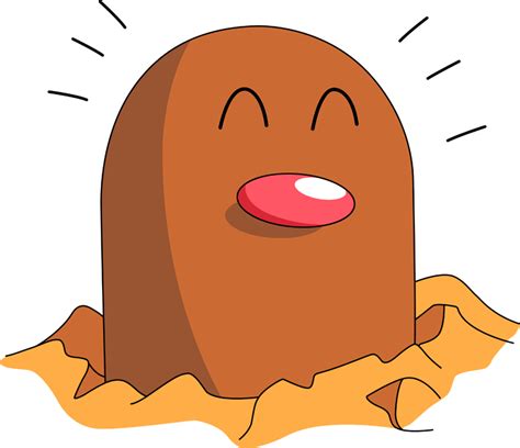 Shiny Diglett Clipart Large Size Png Image Pikpng
