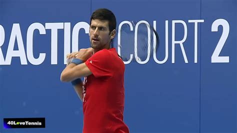 Novak Djokovic Atp Final Practice 2018 Youtube