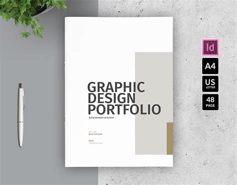 Graphic Design Portfolio Template On Behance