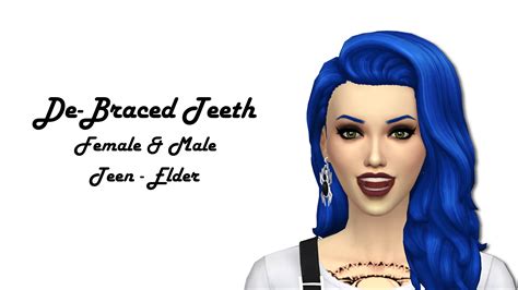 Mod The Sims De Braced Teeth