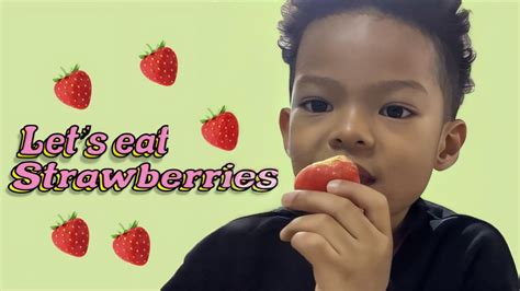브라이언트의 딸기 먹방 let s eat strawberries youtube