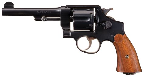Us Army Smith And Wesson Model 1917 Double Action Revolver Rock