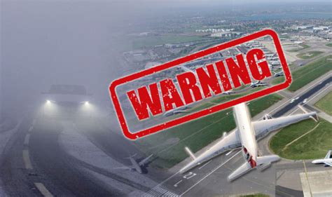Heathrow Cancelled Flights Freezing Fog In The Uk Causes Travel