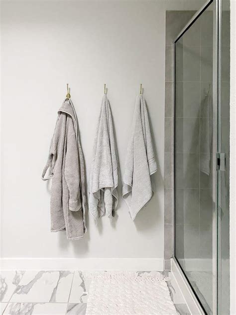 How To Hang Bathroom Towel Hooks Love And Renovations