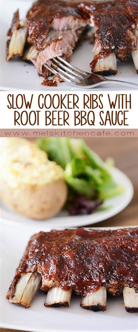 Slow Cooker Baby Back Ribs With Root Beer Bbq Sauce