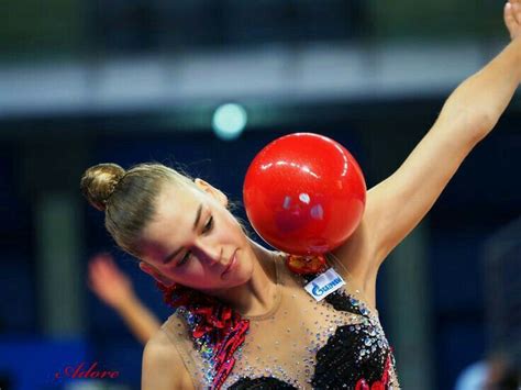 Aleksandra Soldatova Rus Rhythmic Gymnastics Gymnastics Ball Exercises