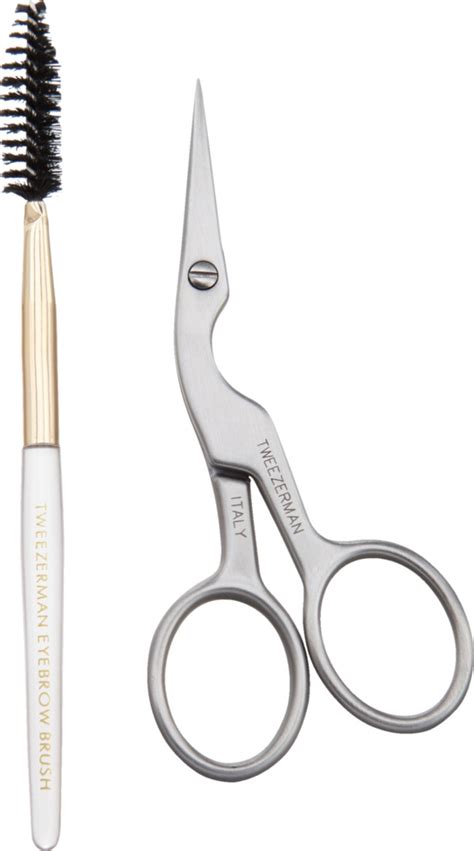 Tweezerman Brow Shaping Scissors And Brush Augenbrauenschere