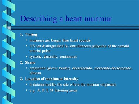 Heart Murmurs презентация онлайн