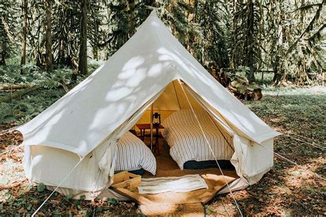 Bell Tent Rental Pop Up Glamping In British Columbia