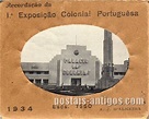 Recordação da 1.a Exposição Colonial Portuguesa, Porto, 1934.