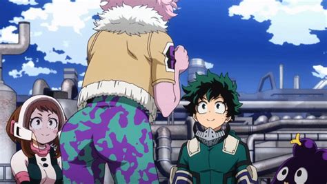 Ashido Mina Midoriya Izuku Mineta Minoru Uraraka Ochako Boku No Hero Academia Animated