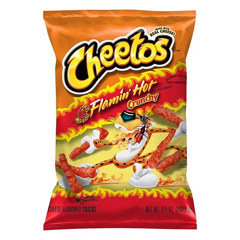 Cheetos Crunchy Flamin Hot Cheese Snacks Shop Snacks And Candy At H E B