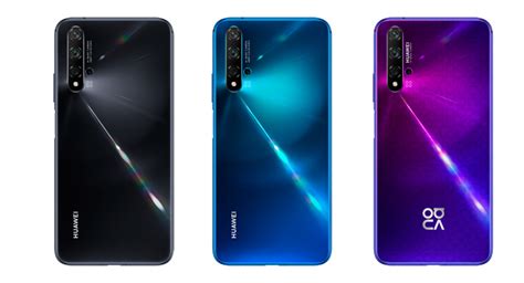 Black, crush blue, midsummer purple, crush green. Huawei nova 5T | Sokly Phone Shop