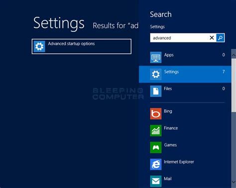 How To Enable The Advanced Boot Options Menu At Start Up In Windows 8