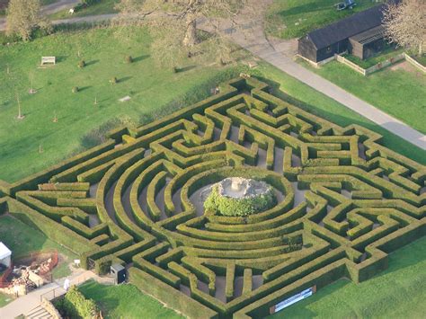 The Maze At Leeds Castle Interestingly It Combines One Third