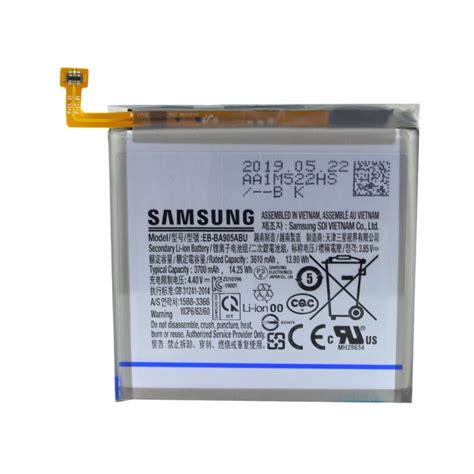 Bateria Samsung Eb Ba905abu Samsung A805f Galaxy A80 3700mah Li Ion