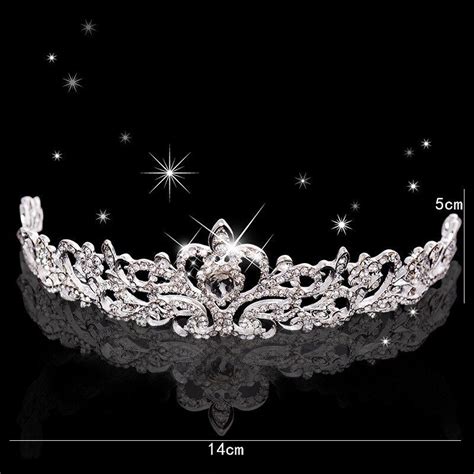 Bridal Pageant Prom Birthday Crystal Crown Princess Rhinestone Tiara Tullelux Bridal Crowns