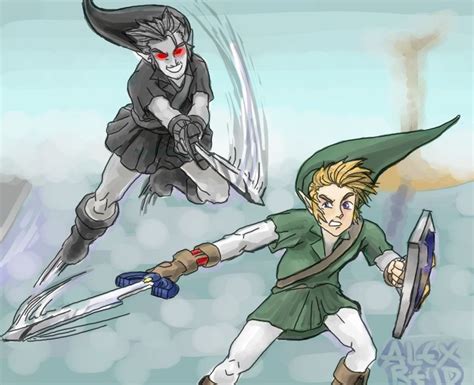 Link Vs Dark Link By Shunandromeda On Deviantart