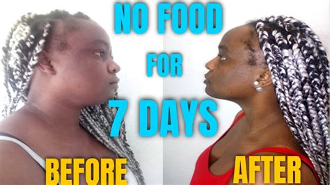 7 Day Water Fast No Food For A Week Before And After Youtube
