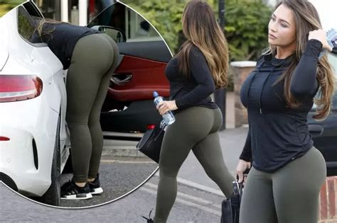 Lauren Goodger Shows Off Her Unbelievable Bum In Skin Tight Leggings That Leave Nothing To The