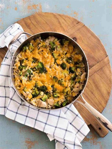 Pour reserved soup mixture evenly over broccoli. One Pot Chicken Broccoli Rice Casserole — Bless this Mess