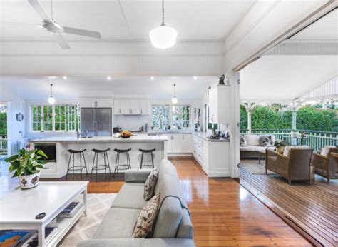 Open plan living is all about free flowing spaces and is becoming increasingly popular. Ascot Queenslander - Queenslander Homes