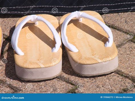 Japanese Slippers Stock Photo Image Of Thong Orient 19366272