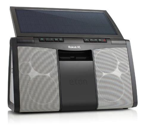 Eton Rukus Xl The Portable Solar Powered Music Wireless Sound System