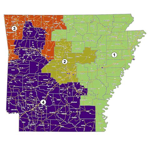 2021 Proposed Congressional Redistricting Maps Arkansas House Of