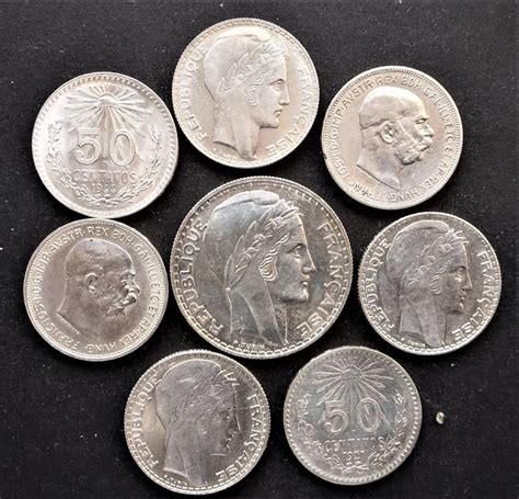 Europe Collection Of Coins 8 Pieces Silver Catawiki
