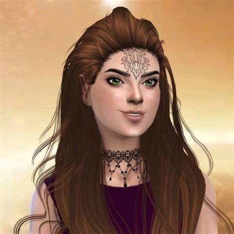 Pagan And Mehndi Faceandhead Tattoo Set By Velouriah At Mod The Sims