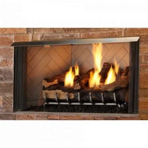 Outdoor Lifestyles Wood Burning Fireplace Herringbone Refractory