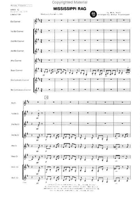 Mississippi Rag By William Henry Krell Sheet Music For Buy Print
