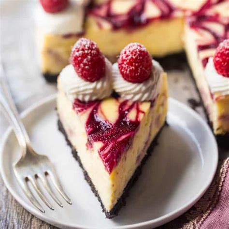 White Chocolate Raspberry Cheesecake Amazing Baking A Moment