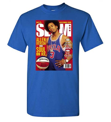 Allen Iverson Slam Magazine T Shirt Etsy