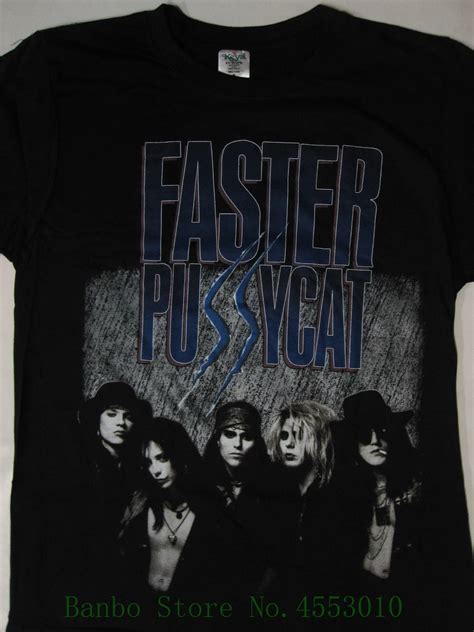 Faster Pussycat S T Tour87 88 T Shirt S Xxxl Sleeve Tee Shirt Homme Tshirt In T Shirts