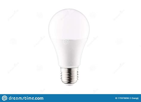 Modern Led Lamp Isolated On White Background Stock Photo Image Of