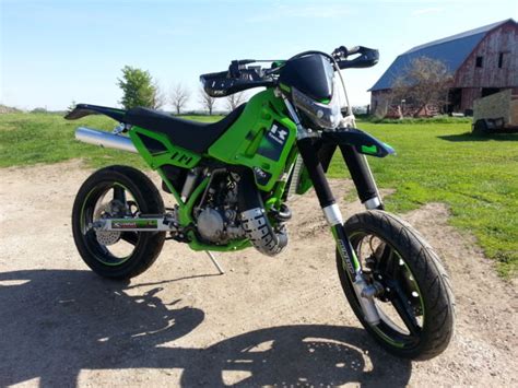 Turn signals and lights, street legal in turn signals and lights, street legal in some states. street legal PLATED supermoto kdx 200 1991 with dirt set ...
