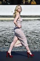 Elle Fanning Attends the L’Oreal Fashion Show During the Paris Fashion ...